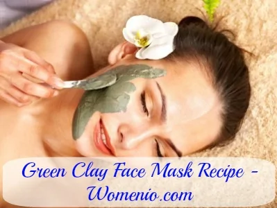 Green clay faca mask