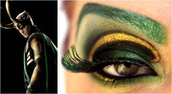 Yeshadow inspired by loki from avengers