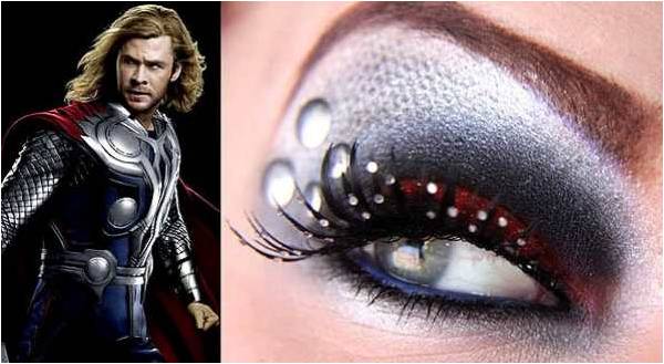 Eyeshadow inspired by thor from avengers