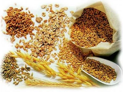Various whole grains