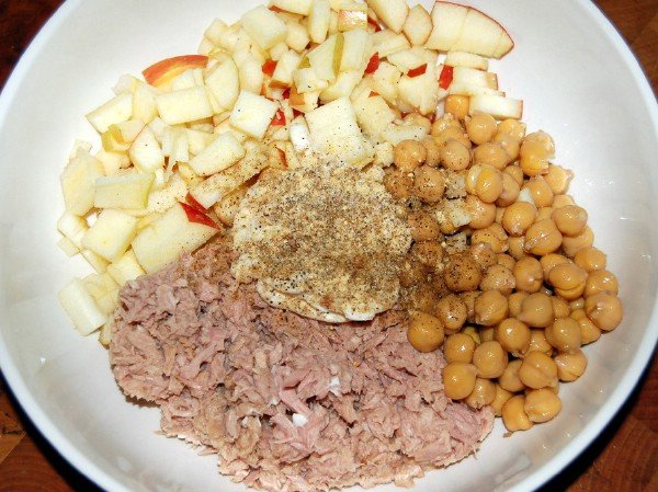 ingredients prepared and mixed