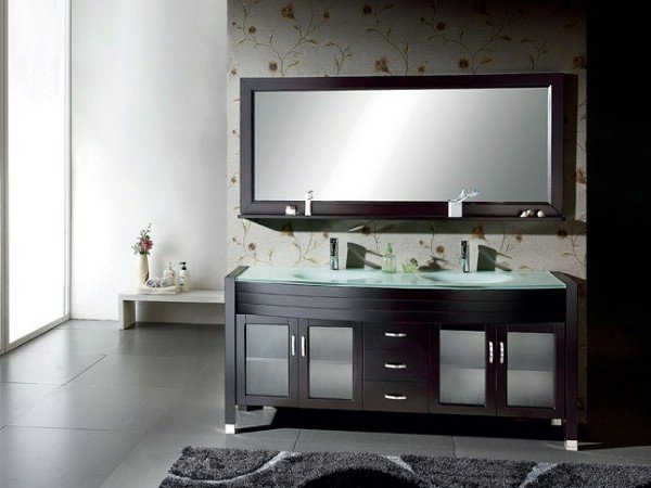 Palm solid bathroom vanity