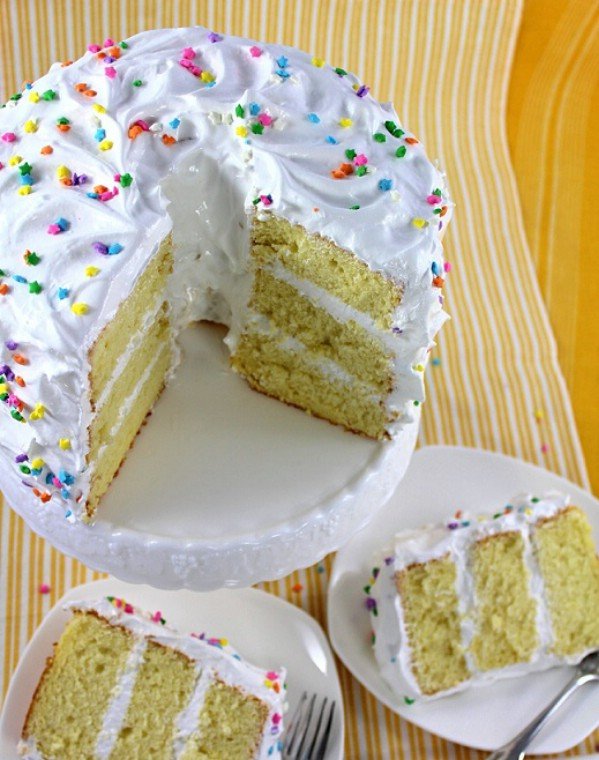 Lemon chiffon cake