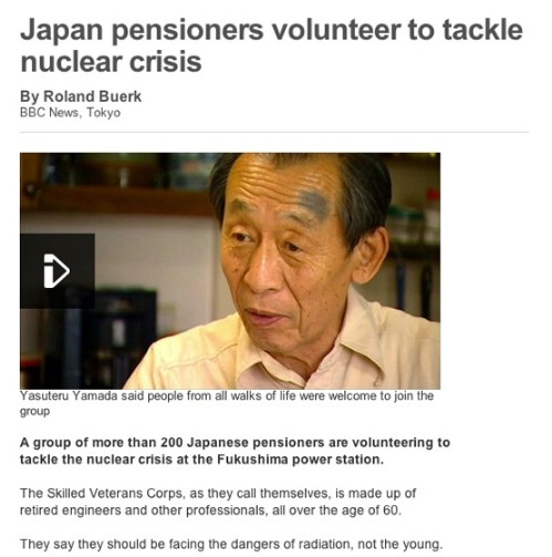Japanese volunteers