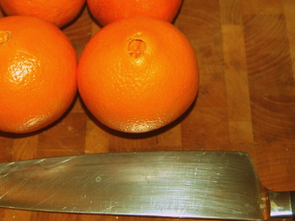 Oranges used as jam ingredient