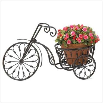 Bicycle flower stand