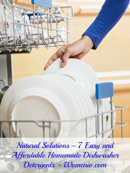 Affordable homemade dishwasher detergents