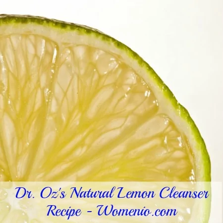 Dr oz's lemon cleanser recipe