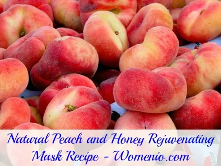 Natural peach and honey mask recipe