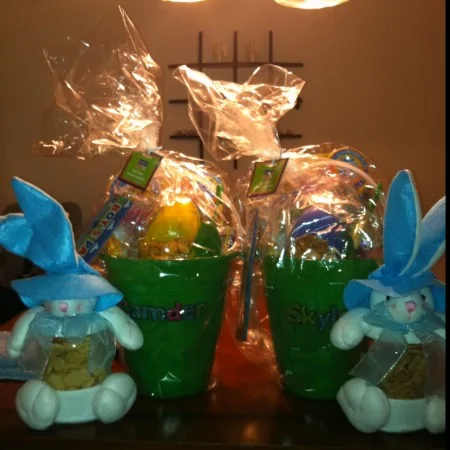 Personalized easter basket