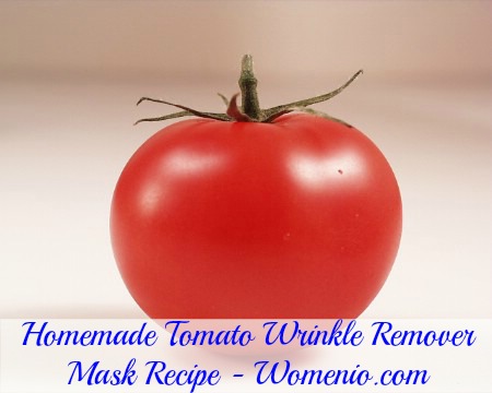 Natural wrinkle remover tomato mask