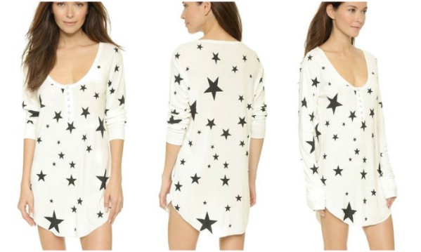 Wildfox women’s disco star summer sleep shirt: