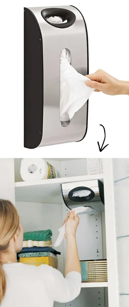 Plastic bag dispenser