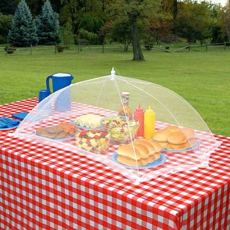 Companion giant outdoor tabletop food cover