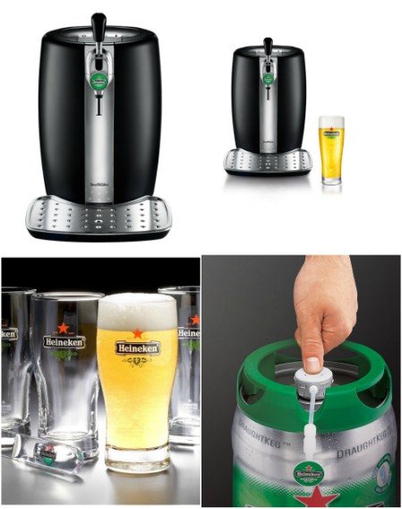 Krups and Heineken BeerTender Draught Keg