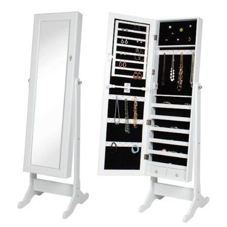 Mirror Jewelry Cabinet