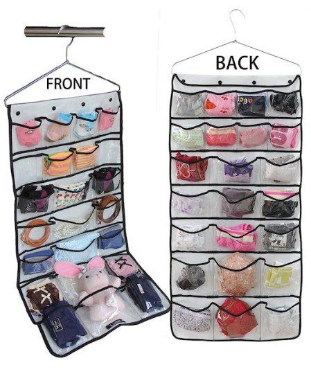 Dual-Sided Closet Organizer