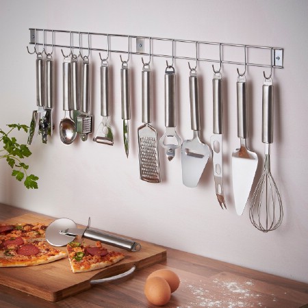 Hanging utensil rack