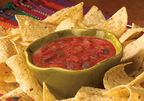 Tasty chips and salsa