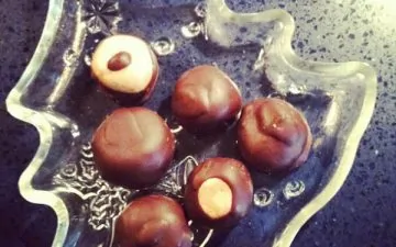 Finalized chocolate balls