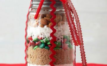 Gifts in a jar cookies