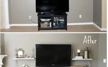 Beautiful tv decor idea step by step