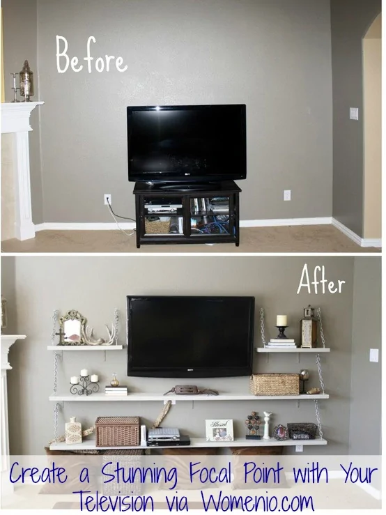 Beautiful tv decor idea step by step