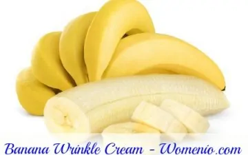 Banana based wrinkle cream recipe