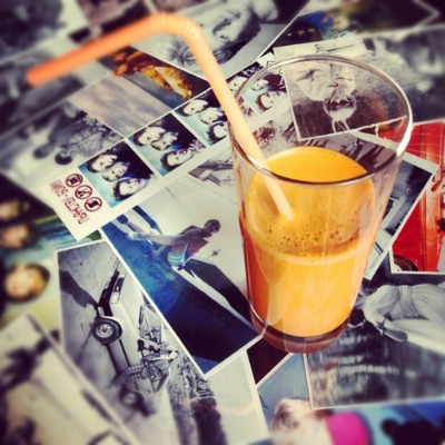 Carrot lime smoothie