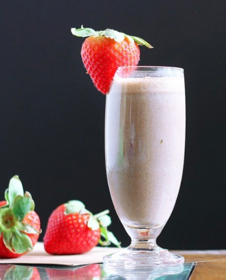 Chocolate fruit smoothie
