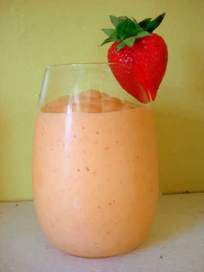 Peach smoothie