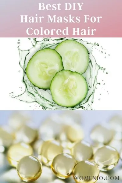 Vitamin-e and cucumber for colored hair