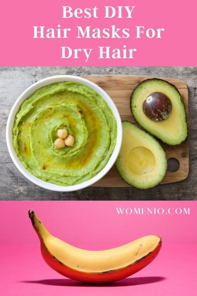 Avocado and banana for dry hair