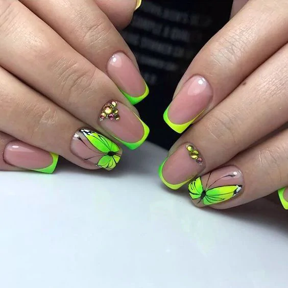 Gel-nail-ideas-for-summer