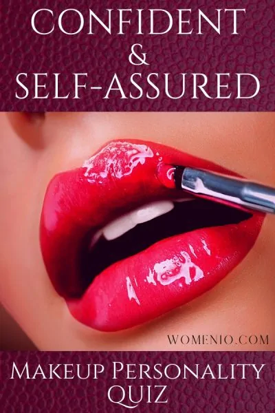 Red lips makeup personality quiz