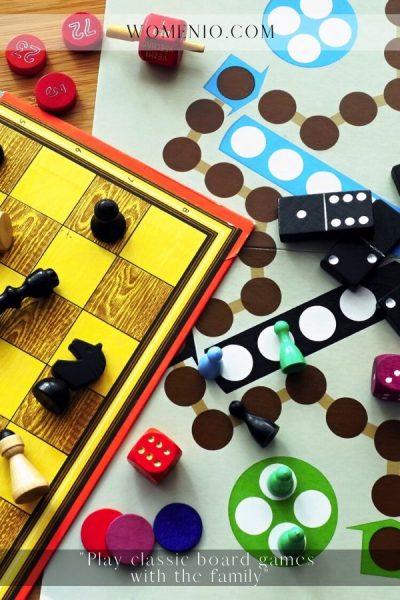 Play classic board games with the family