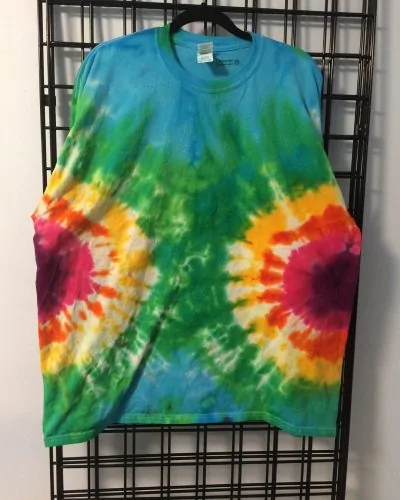 Rainbow tie dye shirt