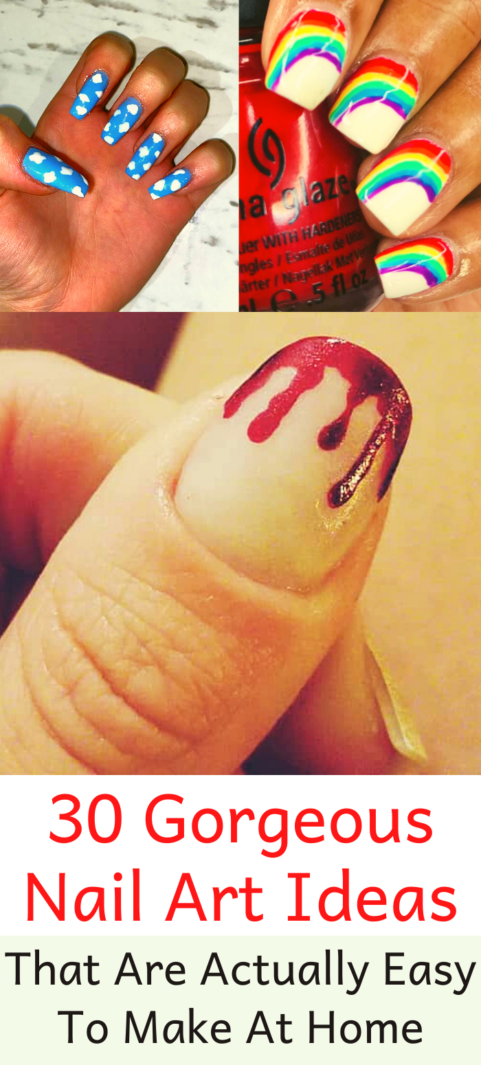30 Gorgeous Nail Art Ideas That Are Actually Easy To Make At Home