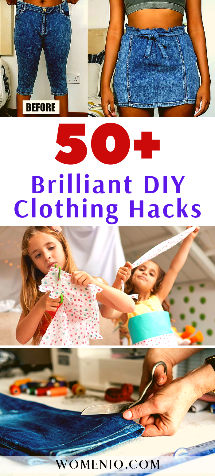 50 Brilliant DIY Clothing Hacks That Will Make You Fabulous