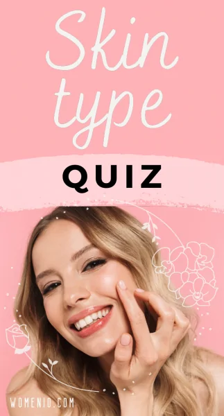 Skin type quiz pinterest