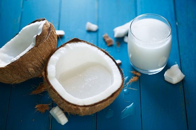 Homemade coconut milk for smoothies