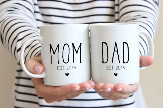 Mom and dad mugs