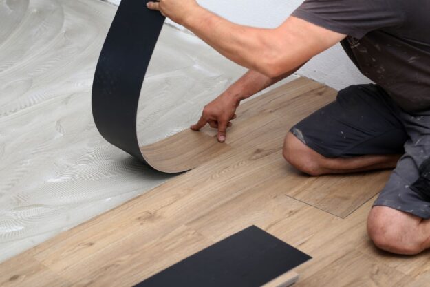 Lvt flooring install diy