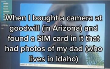Woman Buys Camera at Goodwill, Finds Old Photos of Her Dad on SD Card