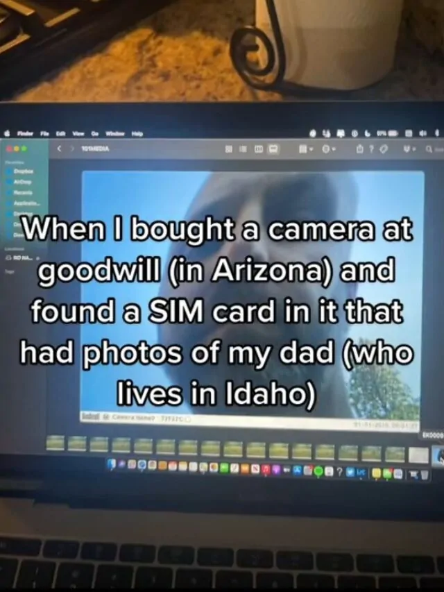 Woman Buys Camera At Goodwill, Finds Old Photos Of Her Dad On SD Card