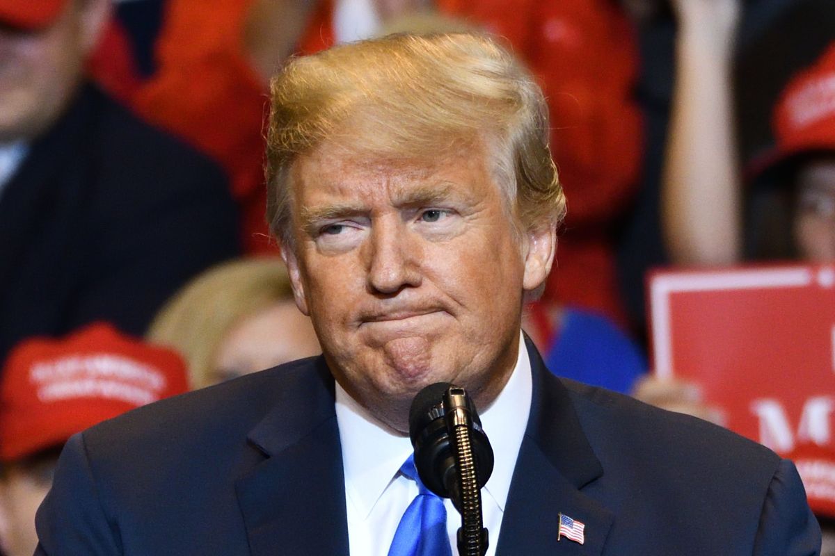 sad Donald Trump